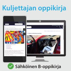 Kuljettajan oppikirja opetuslupalaiselle mallit tietokone ja mobiili.