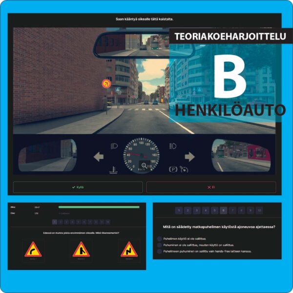 Teoriakoeharjoittelu B Henkilöauto